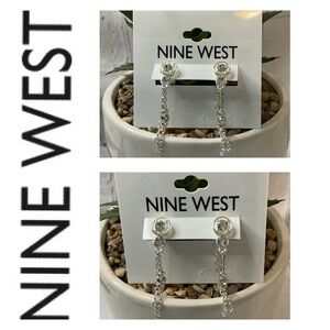 🌟 Nine West Chain Drop Earrings